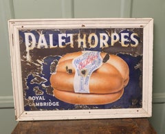 Large Early 20th century Palethorps Pictorial Enamel Sausage Sign