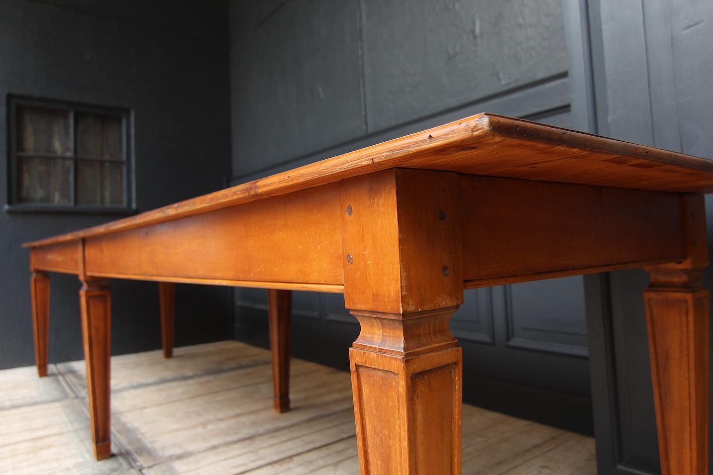 Large Early 20th Century Rectangular Louis XVI Style Table 7