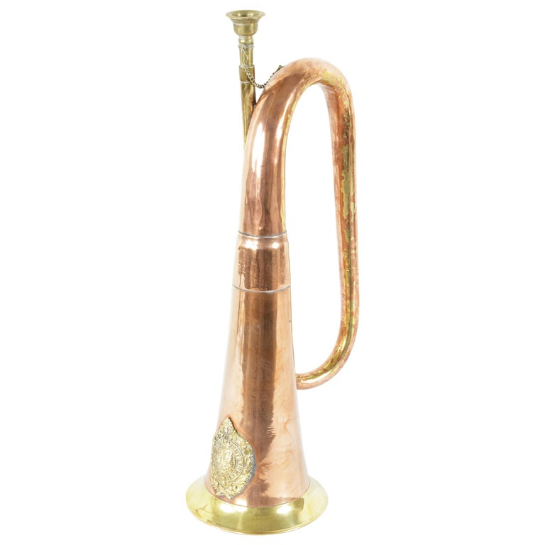 Large Early 20th Century Scottish Copper and Brass Regimental Military