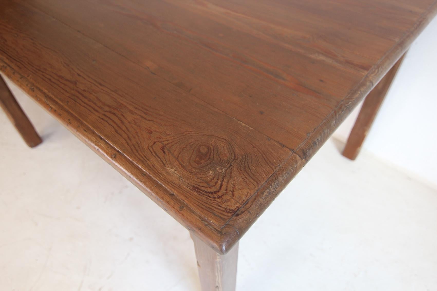 Large Early 20th Century Shop or Dining Table For Sale 5