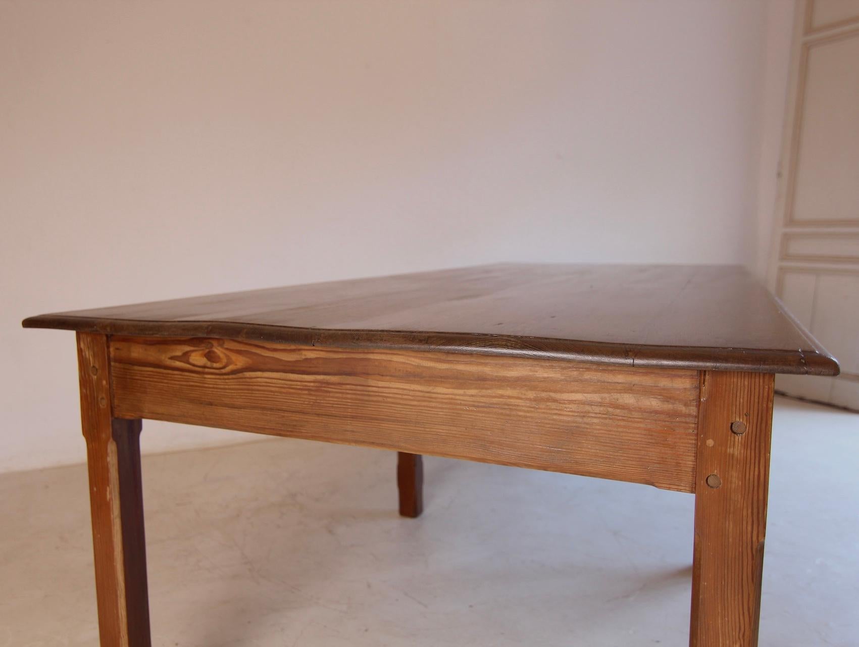 Large Early 20th Century Shop or Dining Table For Sale 13