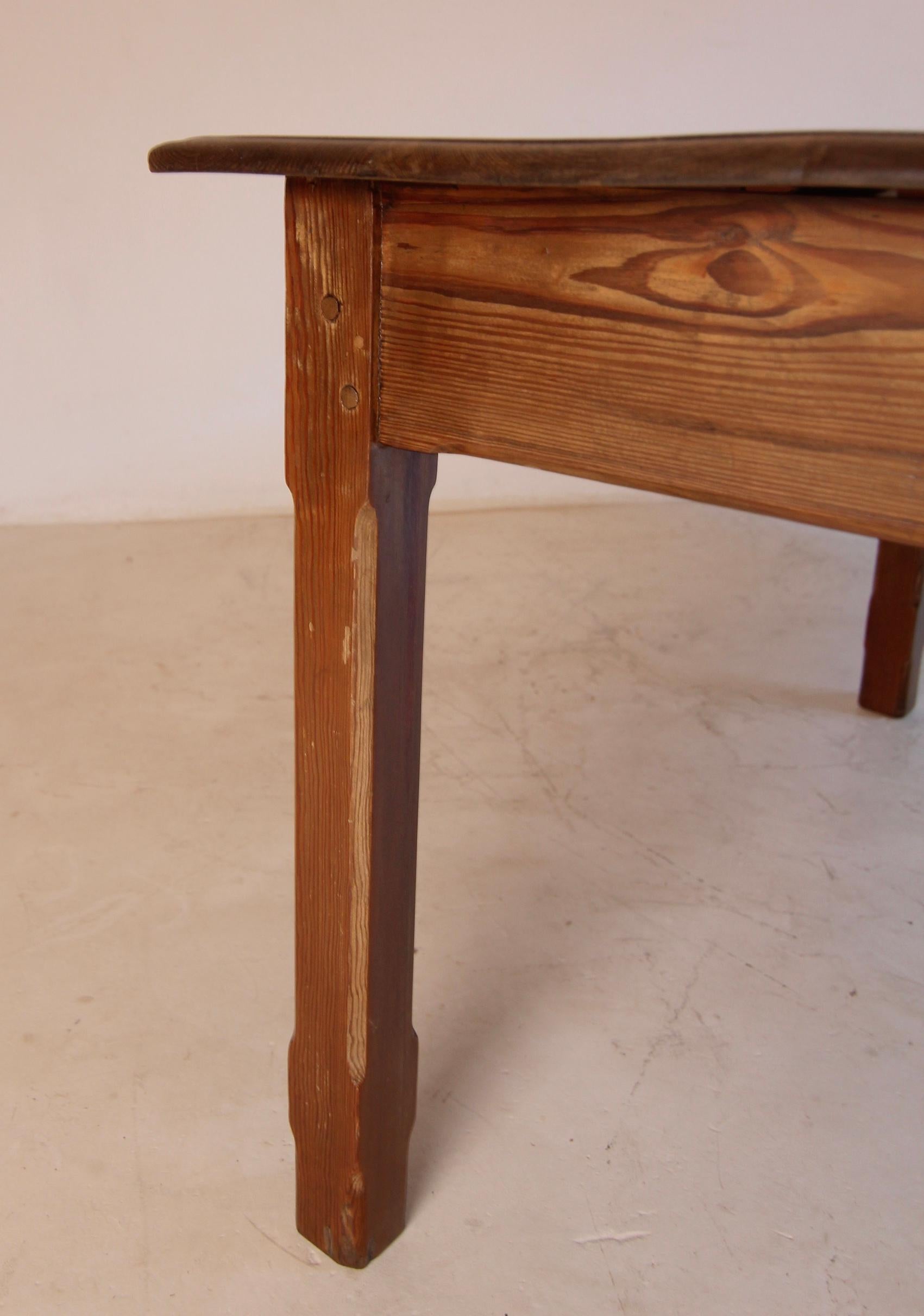 Large Early 20th Century Shop or Dining Table For Sale 14