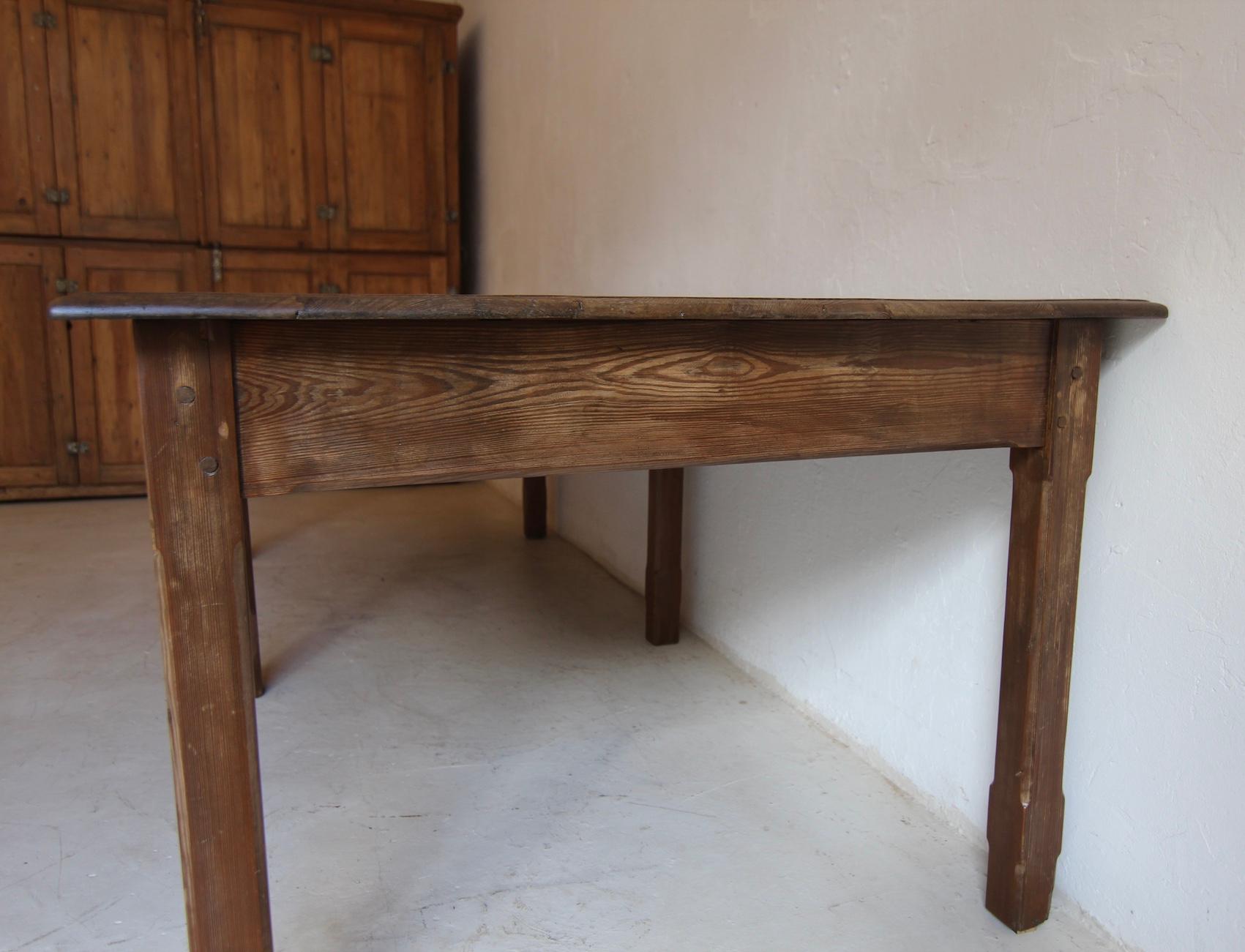 Large Early 20th Century Shop or Dining Table For Sale 1