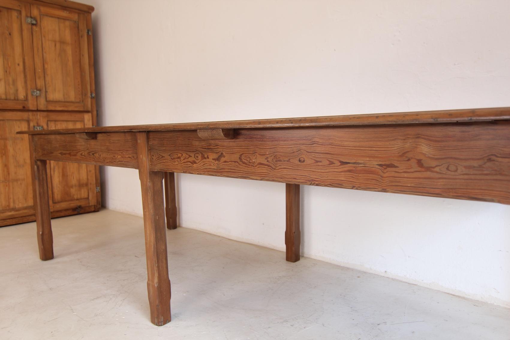 Large Early 20th Century Shop or Dining Table For Sale 4