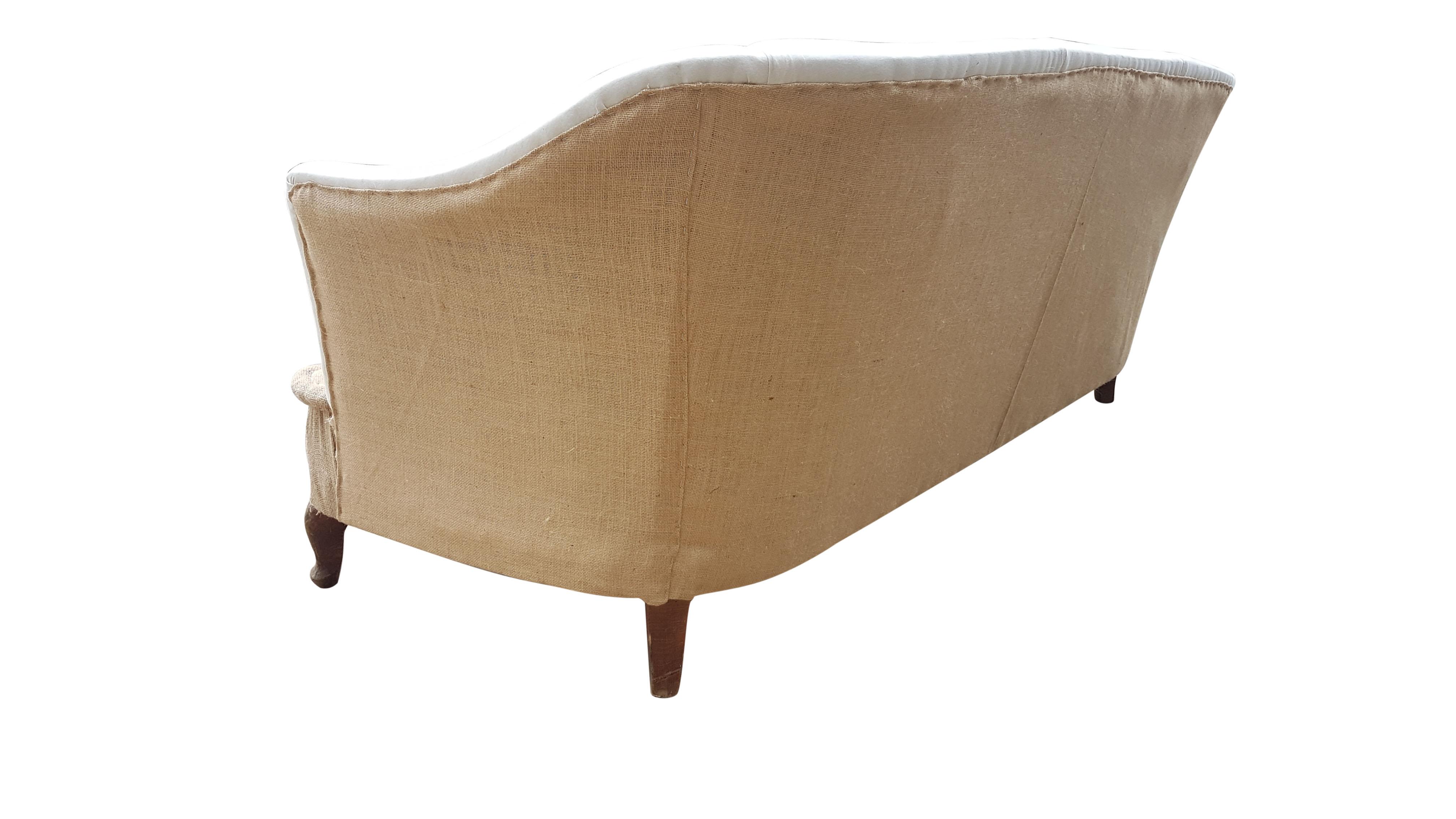 Large Early 20th Century Upholstered Sofa 3