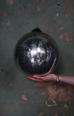 Large Early 20th Century Witches Ball Mirror