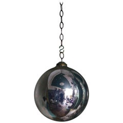Large Early 20th Century Witches Ball Mirror