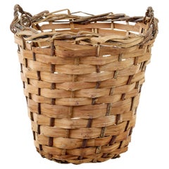 Large early 20th century woven basket
