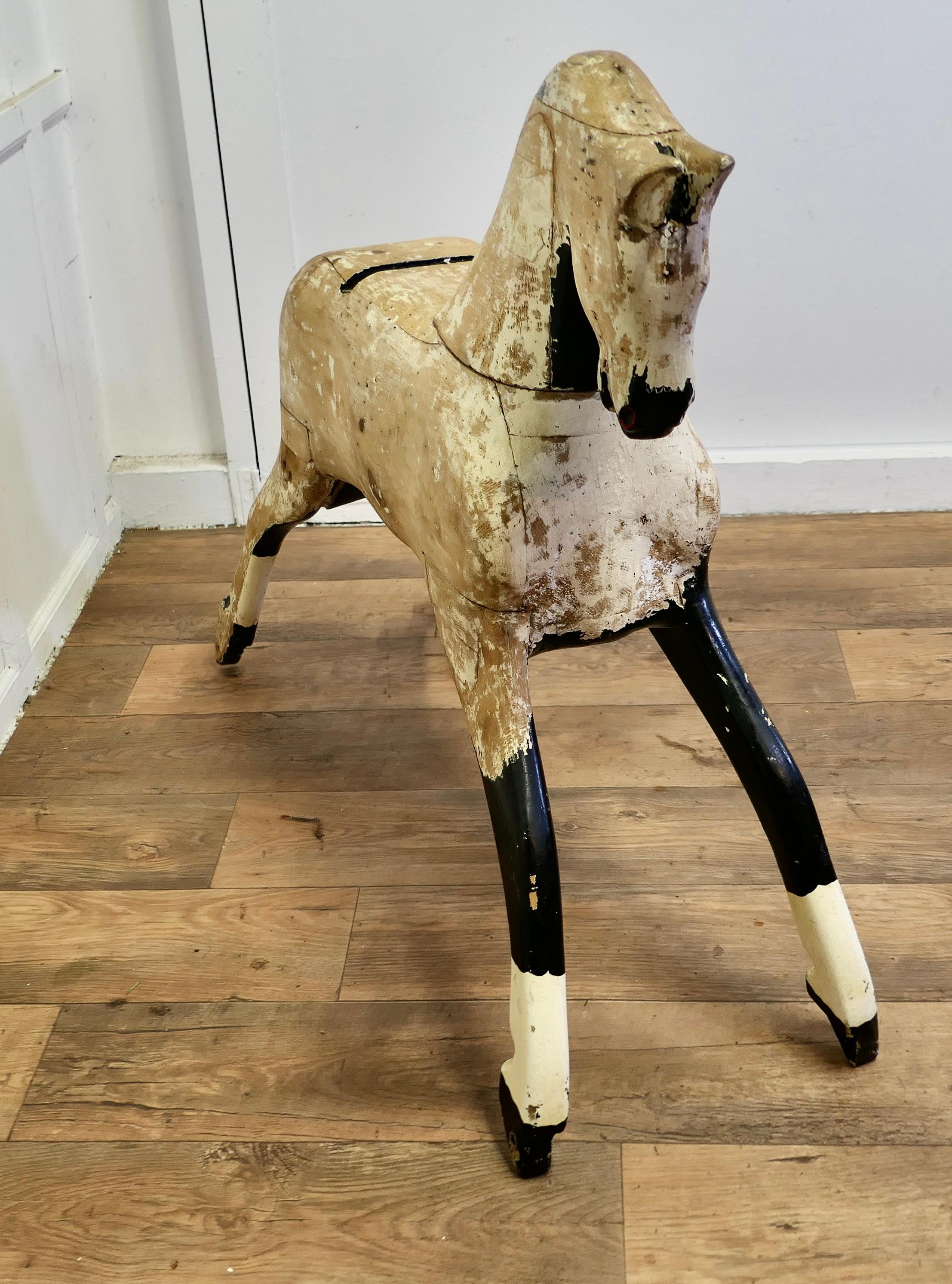 Large Early 20th.Century Pine Horse     For Sale 1