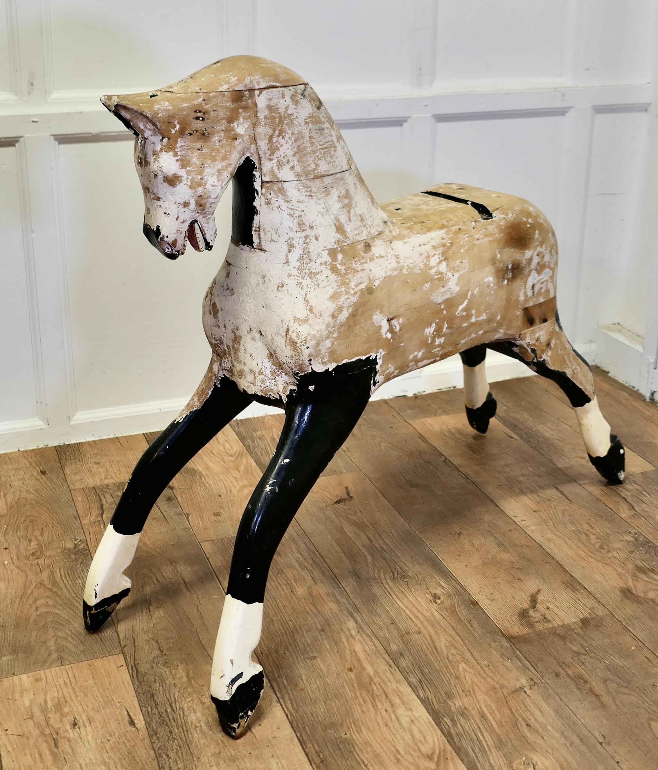 Large Early 20th.Century Pine Horse     For Sale 2