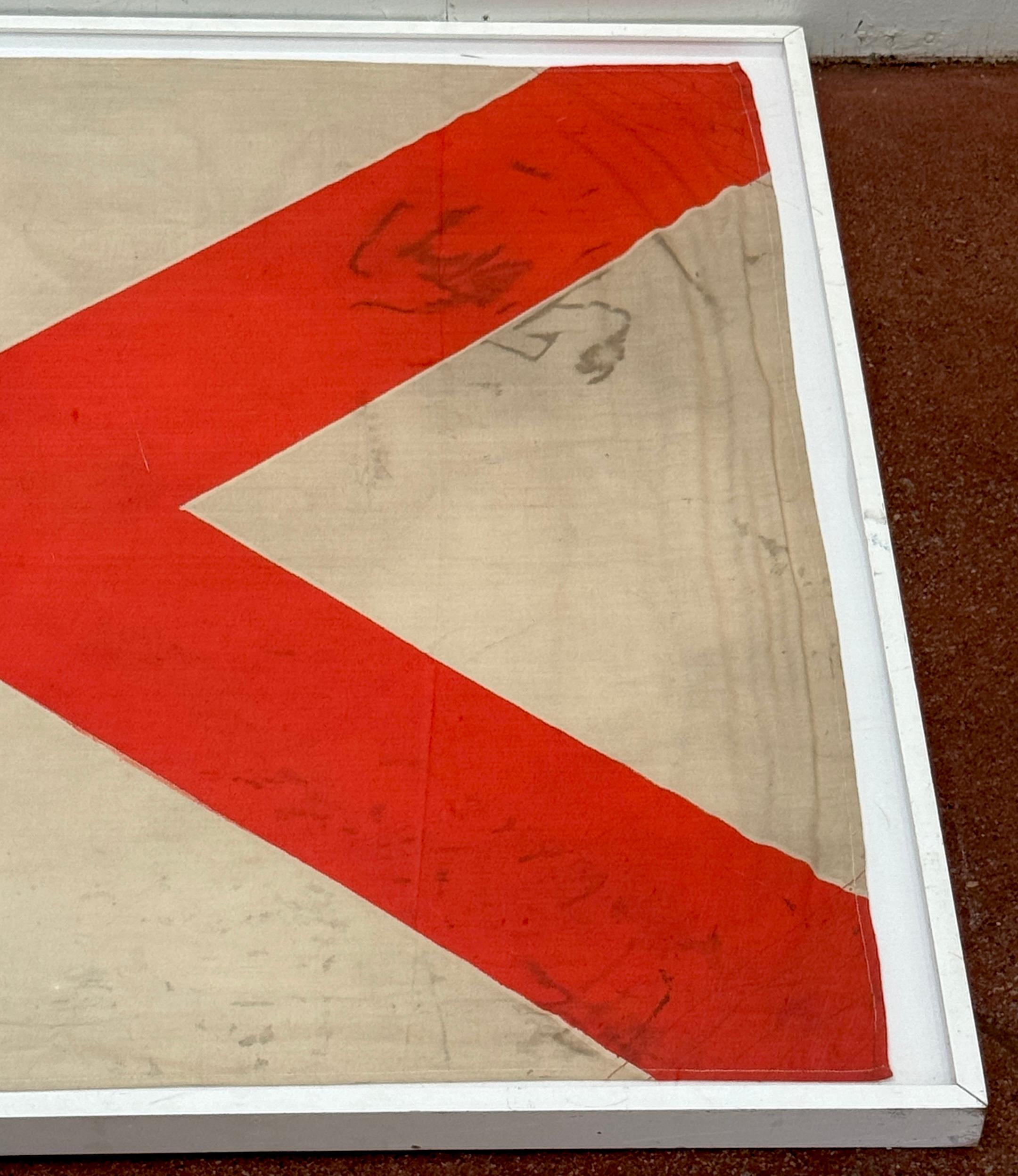 Bandiera grande dello Stato dell'Alabama, bunting di cotone, 1895-1918 Guerra ispano-americana in vendita 3