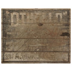 Large Early American Sign, circa 1900