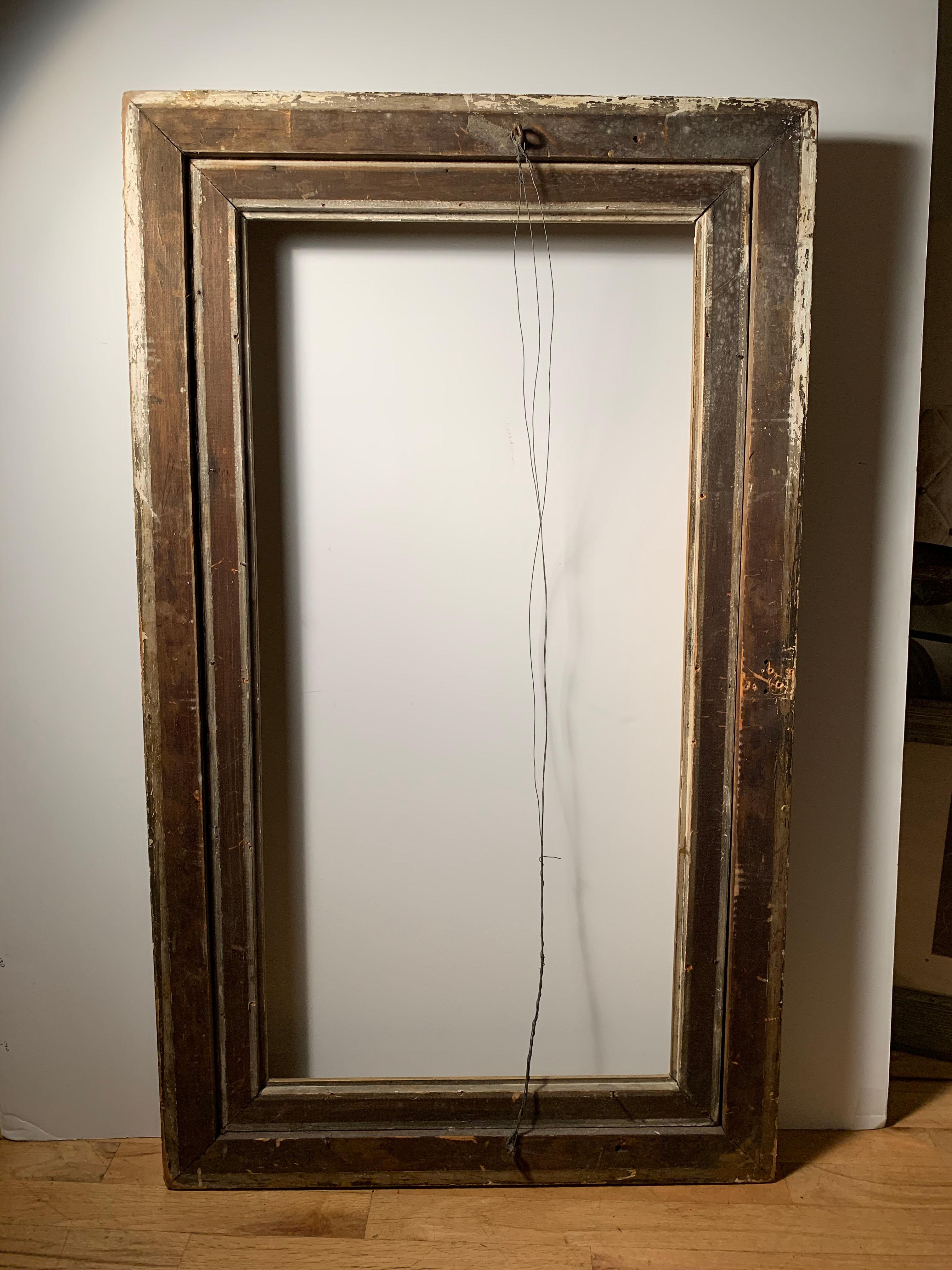 Large Early Antique Gilt / Gilded French Mirror / Art Frame For Sale 3