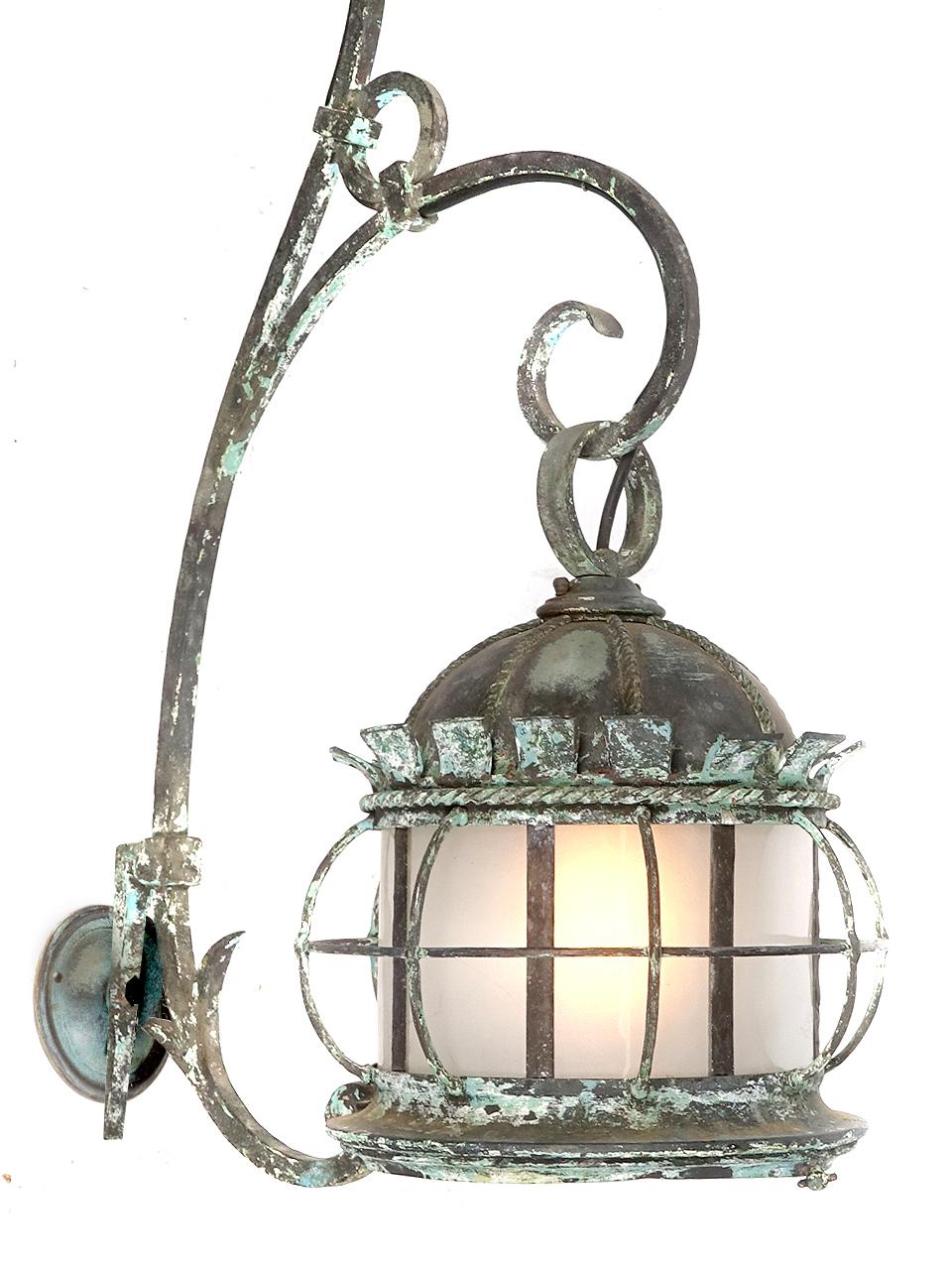 Arts and Crafts Large Early Estate Sconce