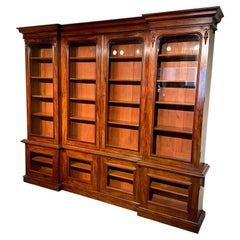 Large Early Victorian Bookcase