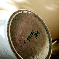 Large Earthenware Lid Jar with Two Handles