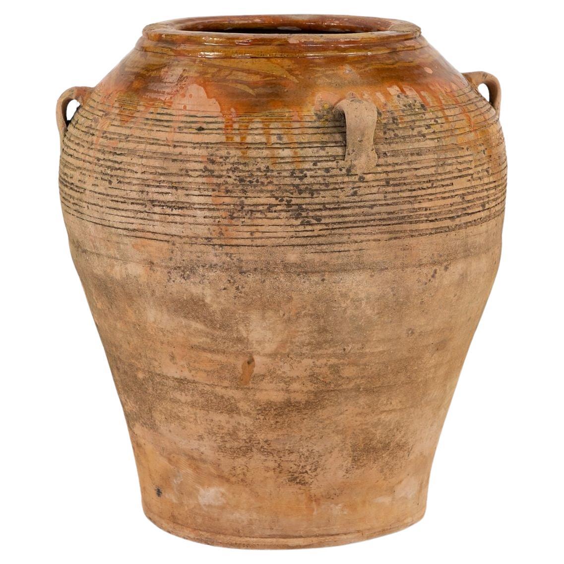 Large Earthenware Pot, late 19th Century For Sale