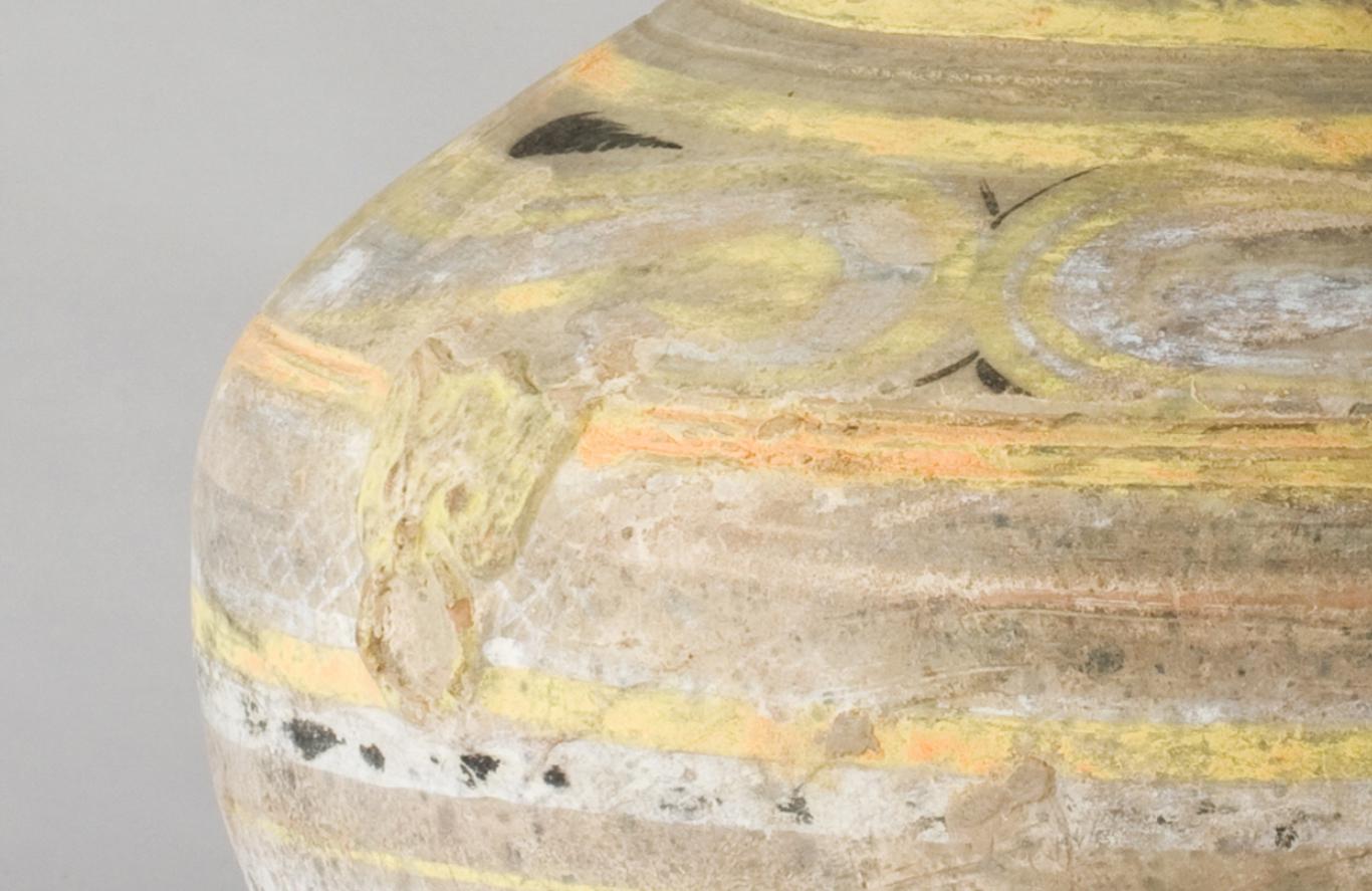 Cotto Grande vaso di terracotta con coperchio Hill in vendita