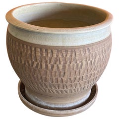 Large Earthenware Pottery Planter in the Style of David Cressey / Robert Maxwell