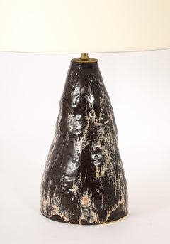 Large Earthenware Table Lamp #2, Belgium 1950's