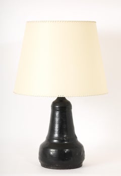 Gran lámpara de sobremesa de barro #3, Francia Años 50