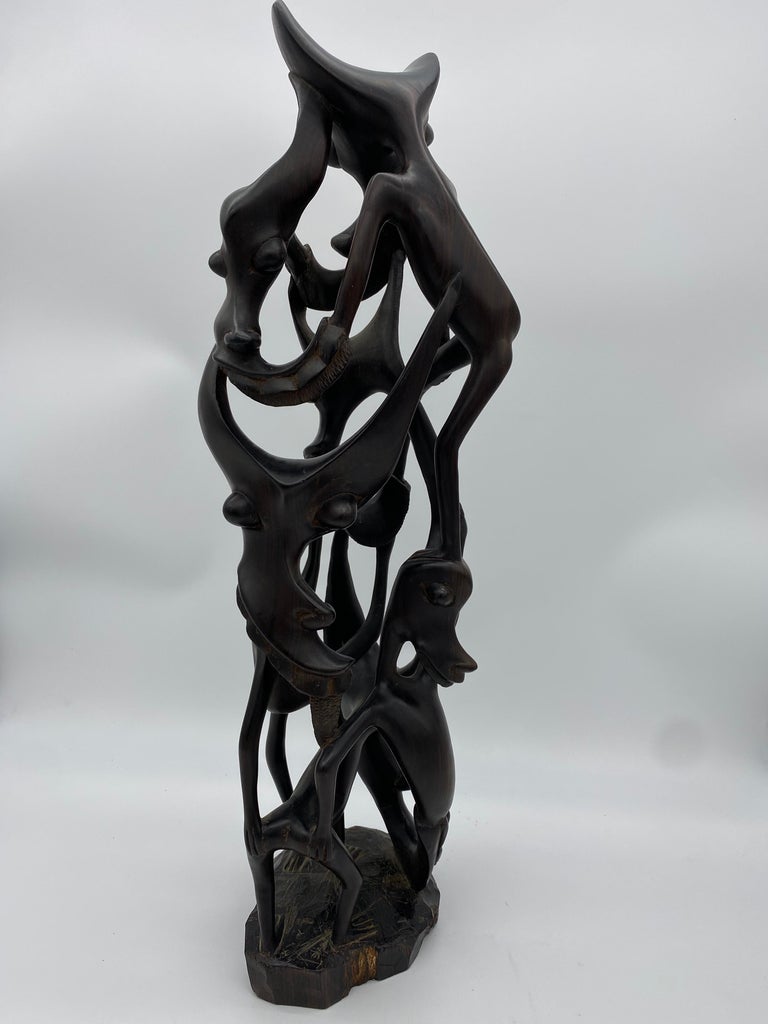 Large Ebony Wood African Sculpture For Sale at 1stDibs ebony wood carvings, bigebony