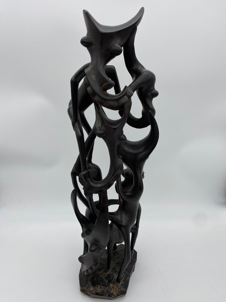 Large Ebony Wood African Sculpture For Sale at 1stDibs ebony wood carvings, bigebony