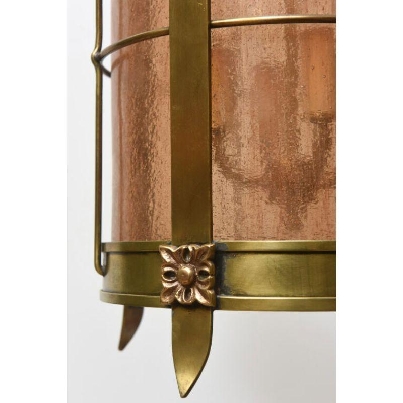 Large Ecclesiastical Lantern with Smoky Glass For Sale 1