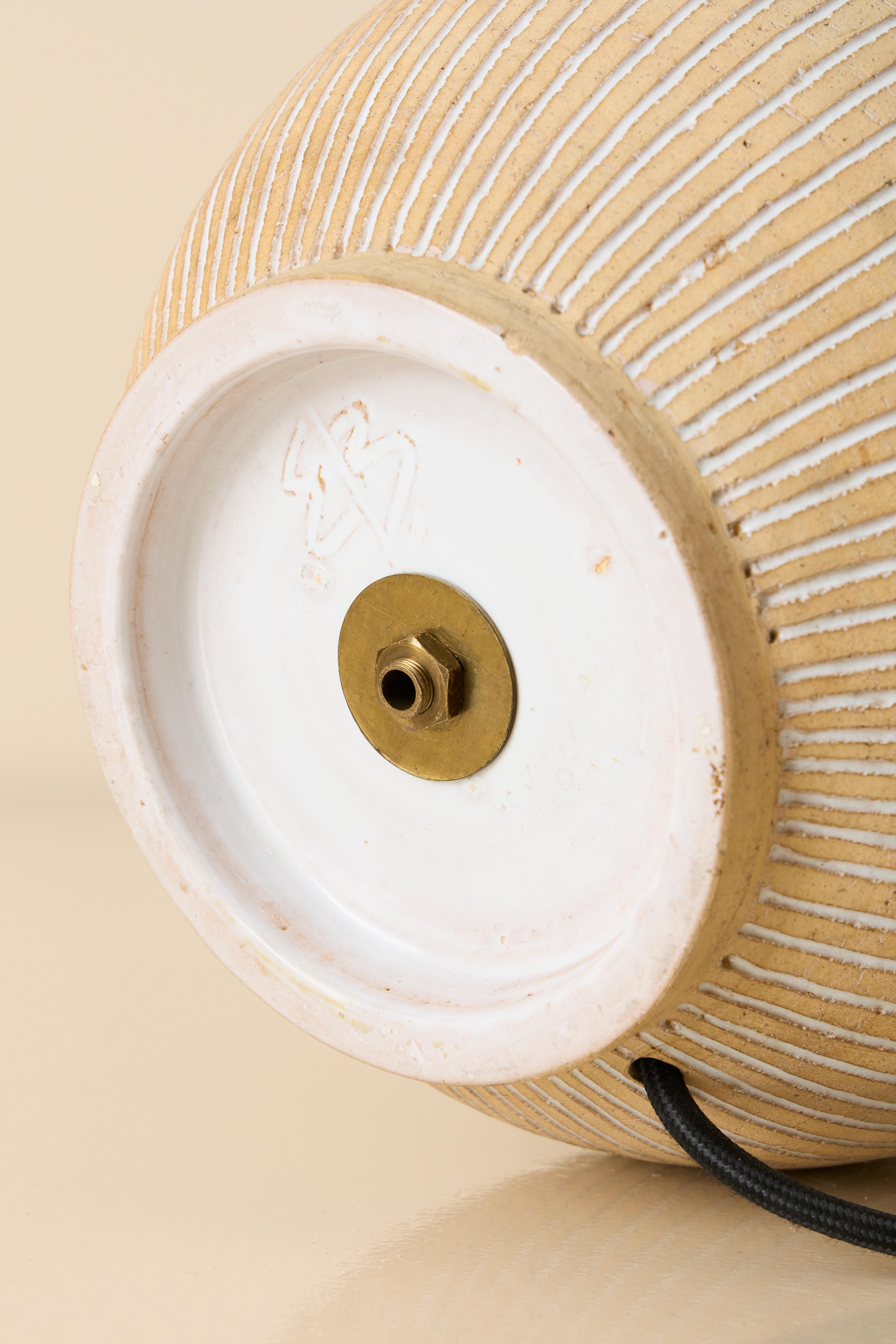 Milieu du XXe siècle Grande lampe de table Edgar Böckman, Suède, années 1950 en vente