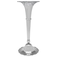 Grande vaso antico edoardiano in argento sterling, Londra, 1902