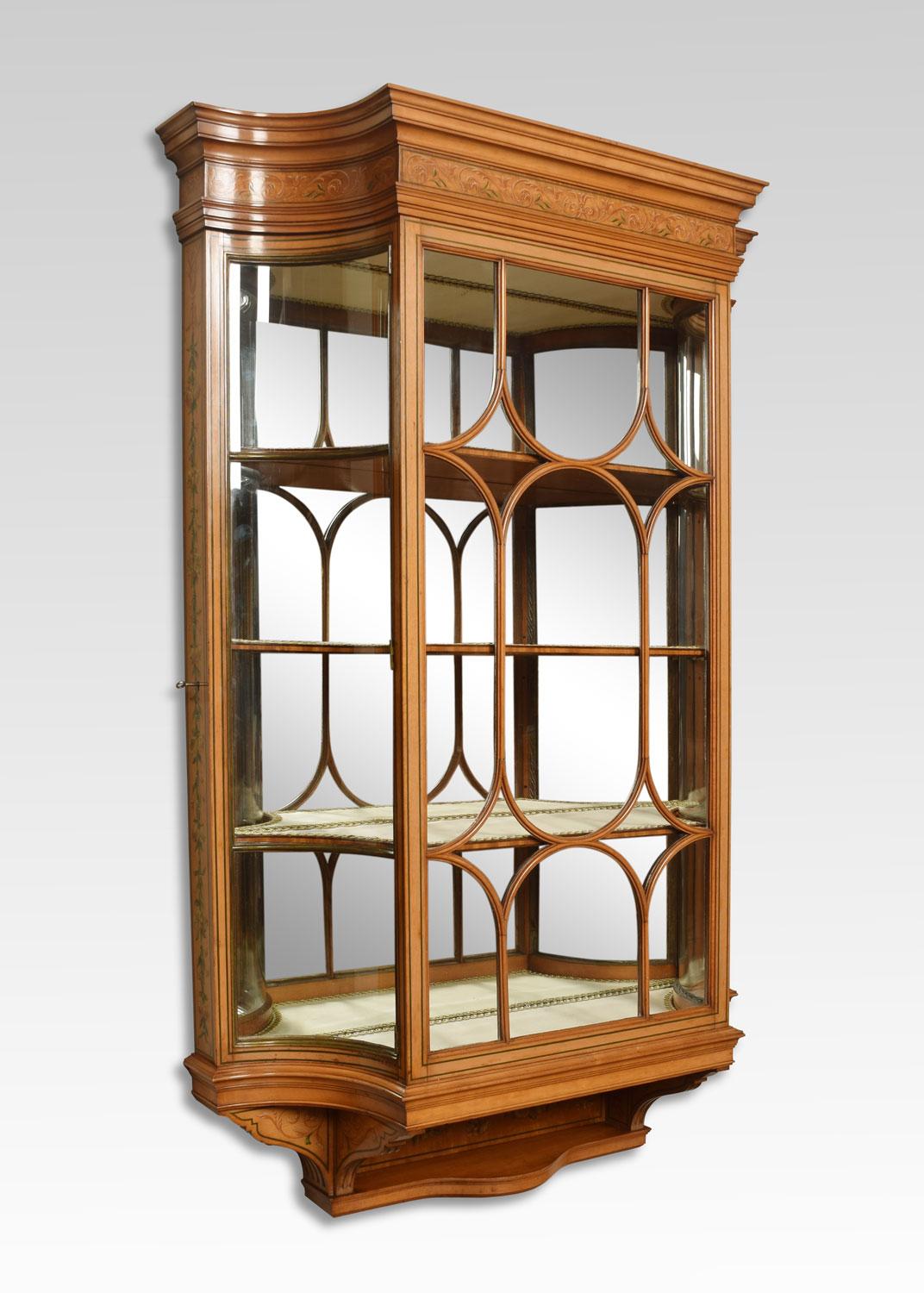 large wall display cases