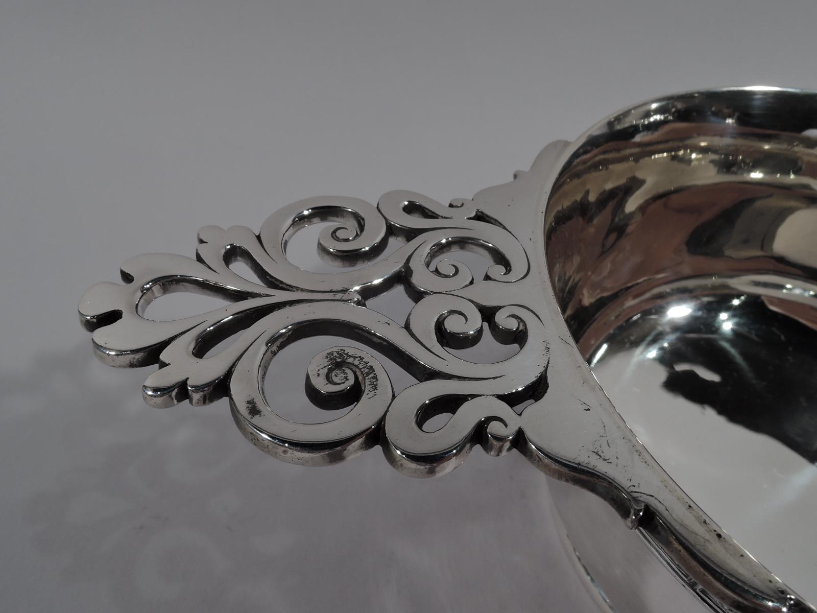 Large Edwardian Sterling Silver Nursery Rhyme Porringer by Gorham 1