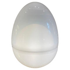 Grande lampe œuf de Carlo Nason pour Mazzega, verre de Murano
