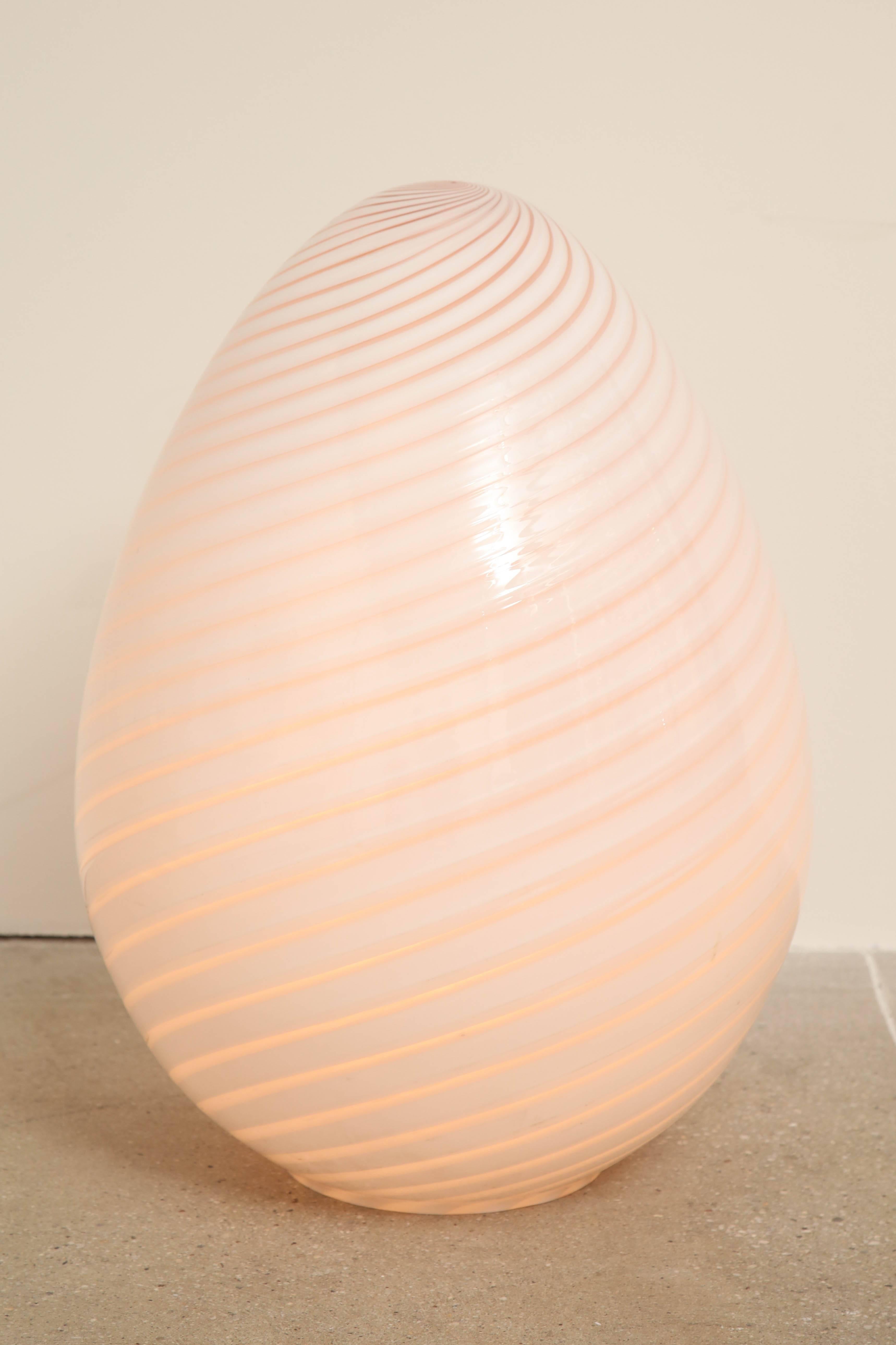 Large Egg Lamp by Vetri Murano 1