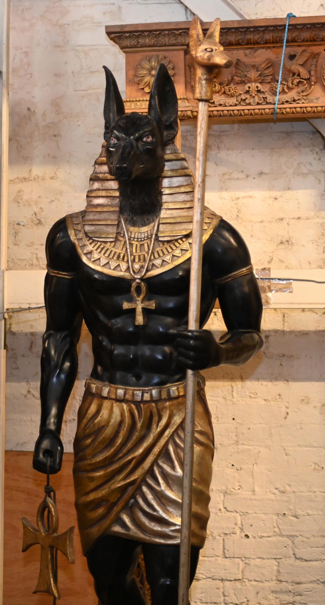 Large Egyptian Statue Ebros Egypt God Film Prop 8 Feet For Sale 6
