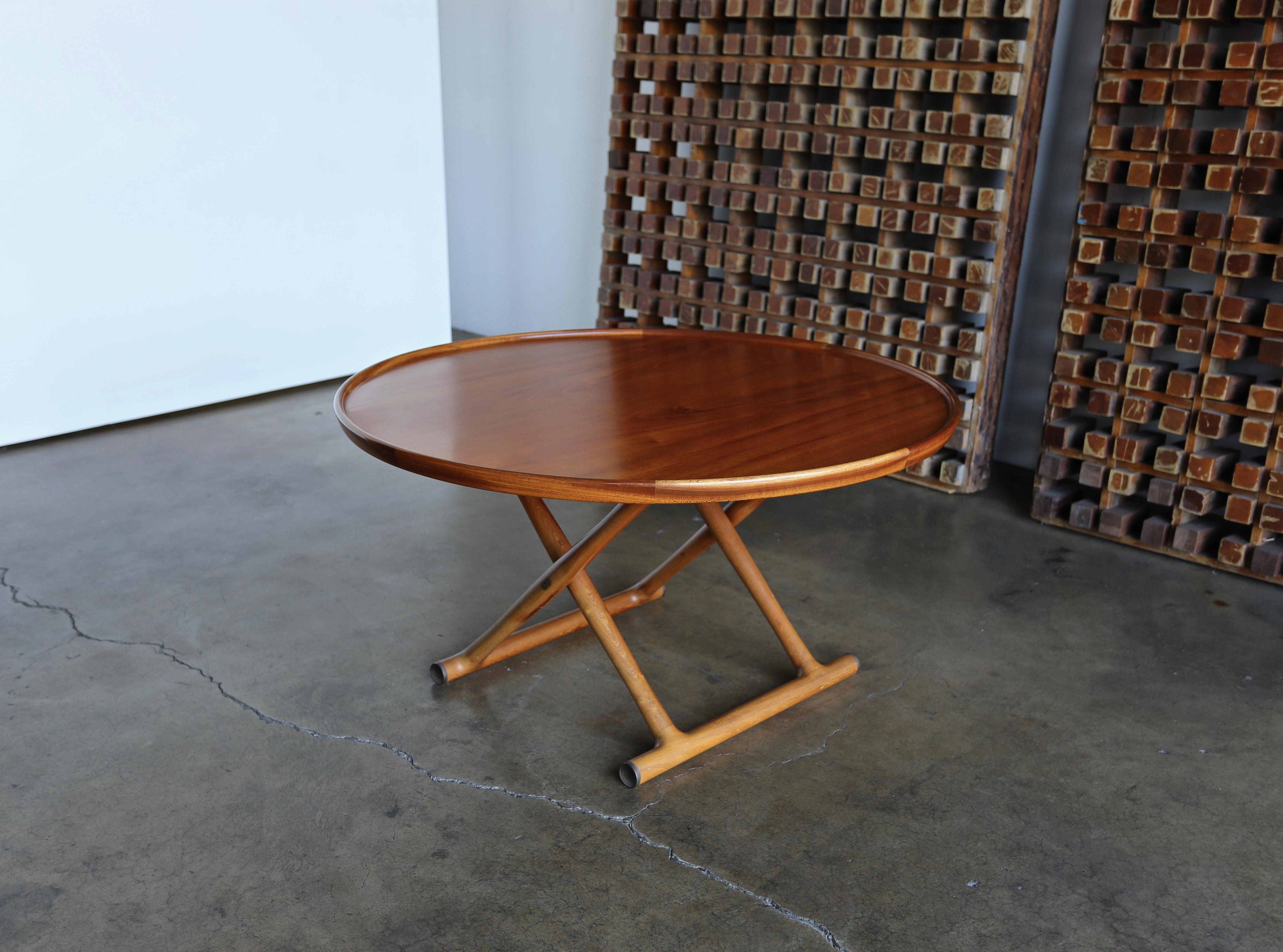 Large Egyptian Table by Mogens Lassen for A.J. Iversen, circa 1955 6