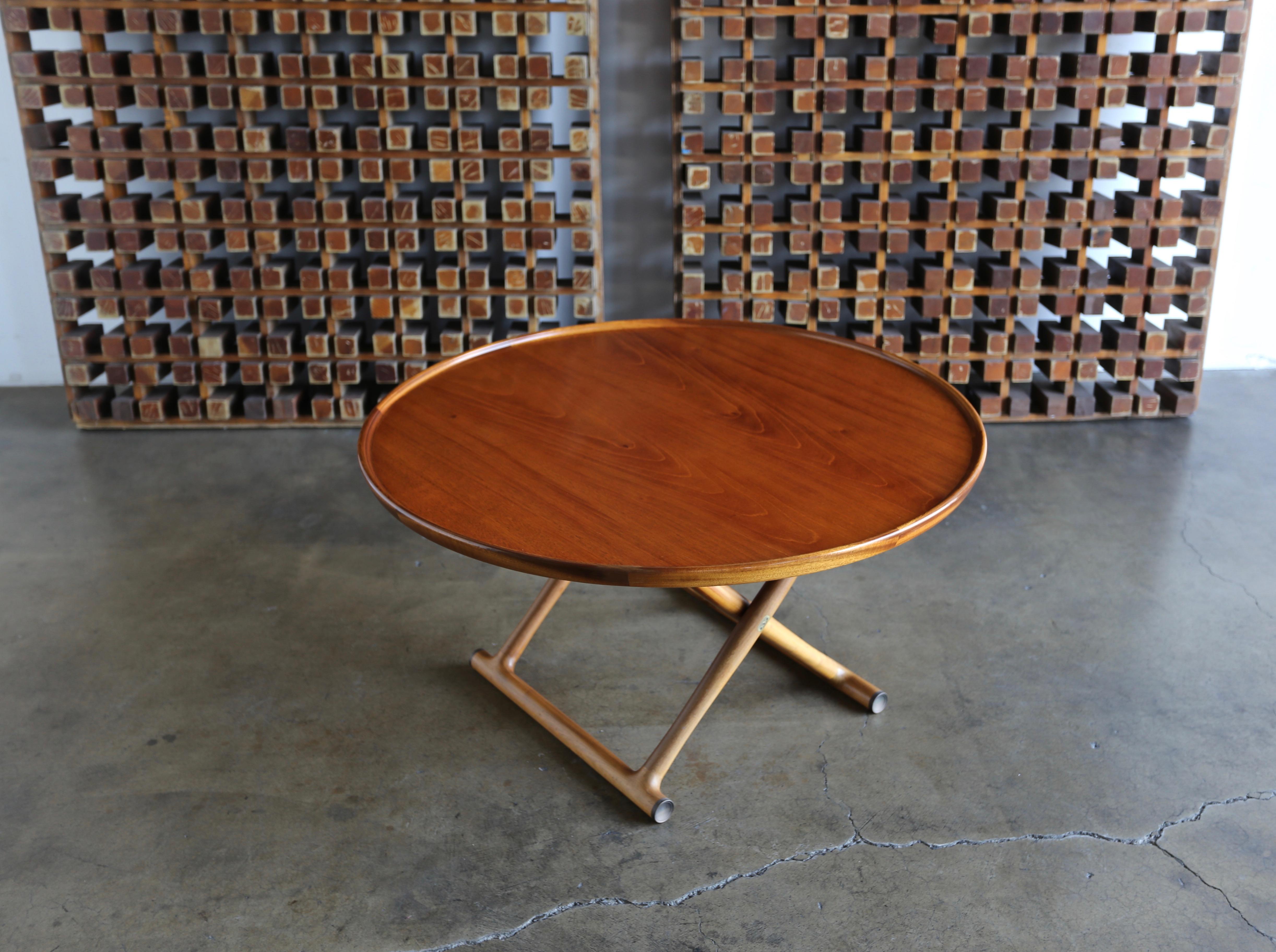 Large Egyptian Table by Mogens Lassen for A.J. Iversen, circa 1955 2