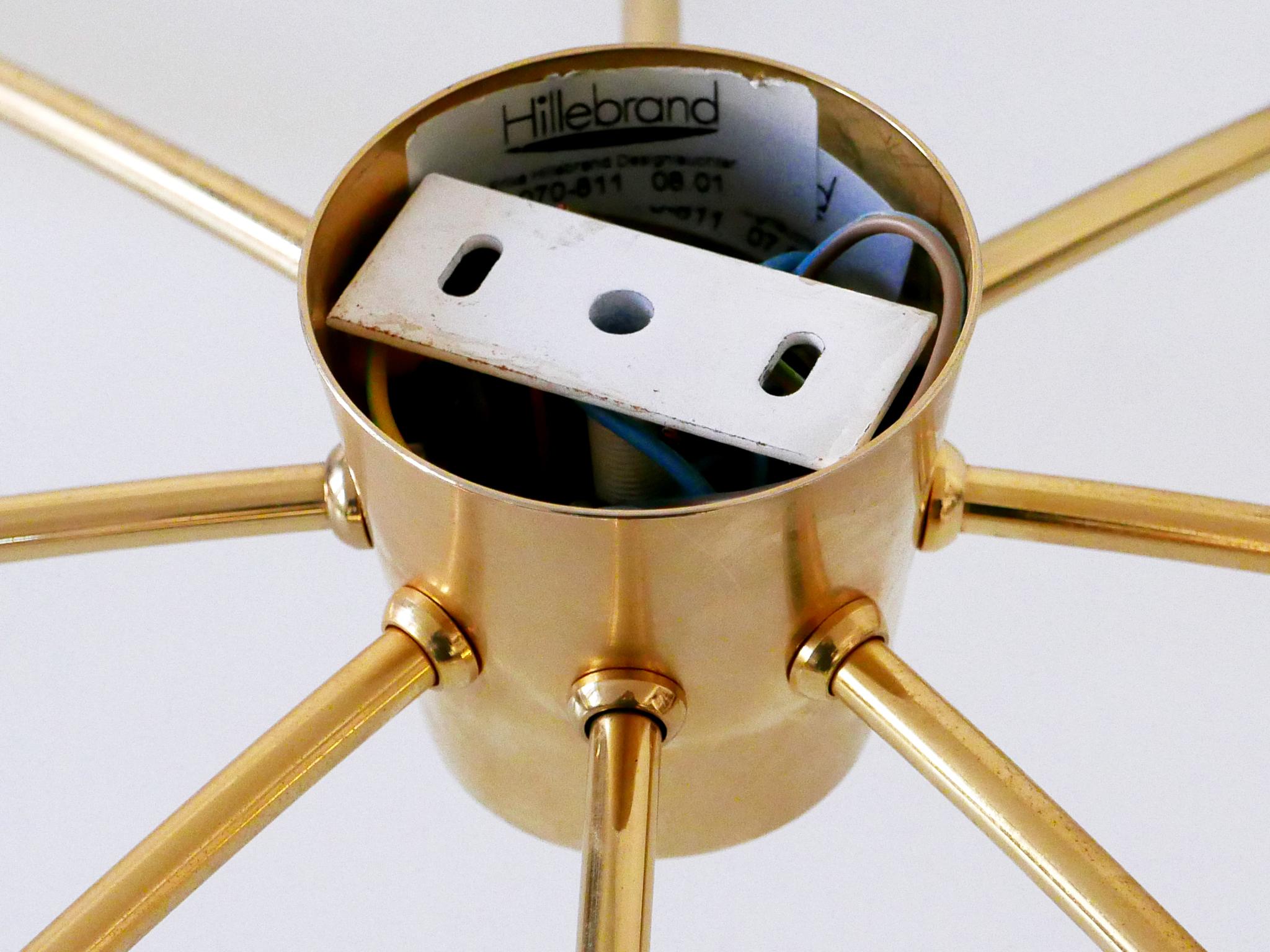 Grande lampadario o plafoniera Sputnik a otto braccia della metà del secolo scorso, Germania anni '70 in vendita 13