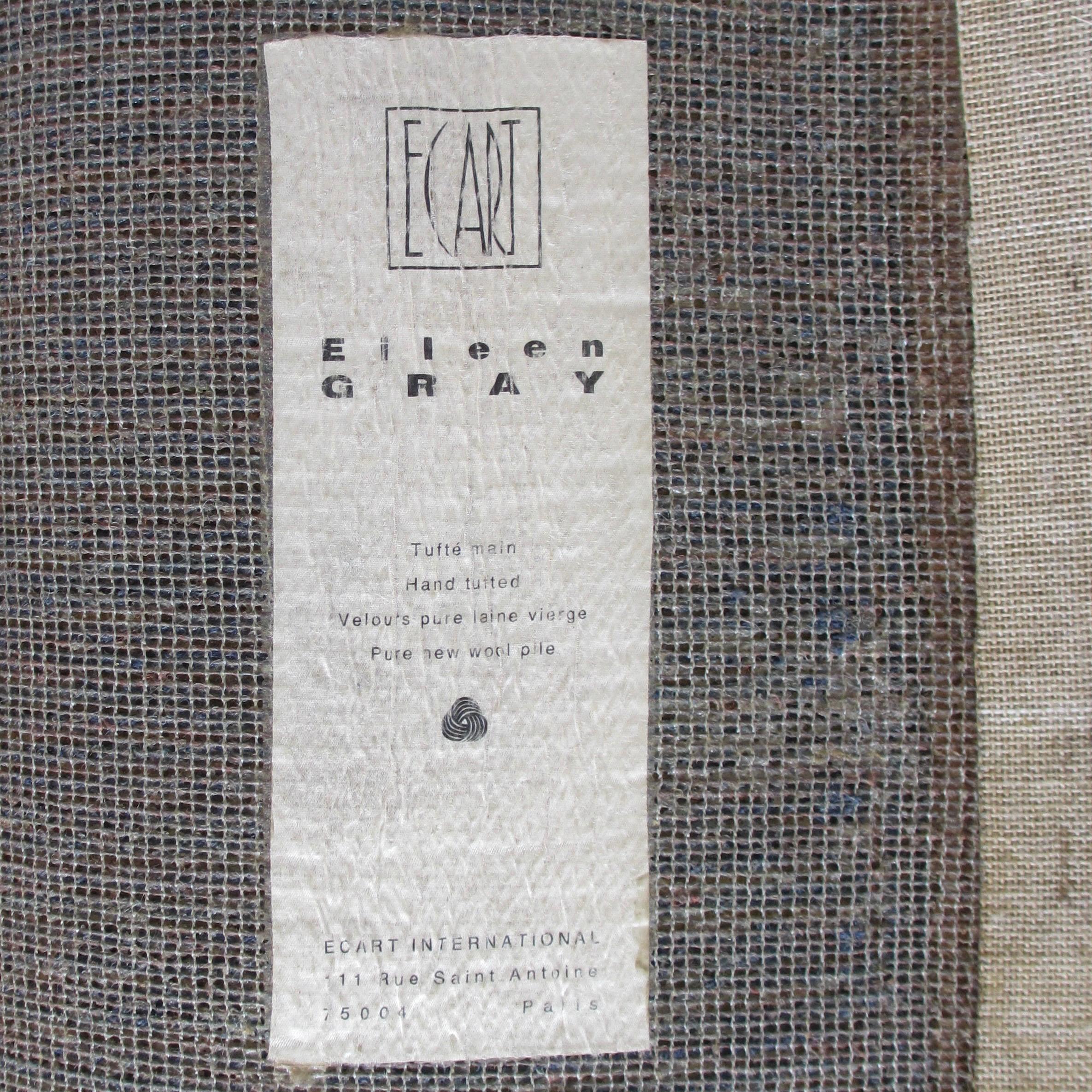 Large Eileen Grey Designed Carpet 'Méditerranée', ECART Paris In Good Condition In Berlin, Berlin