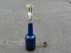 Large Einar Johansen Ceramic Lamp for Søholm, Denmark, 1970s