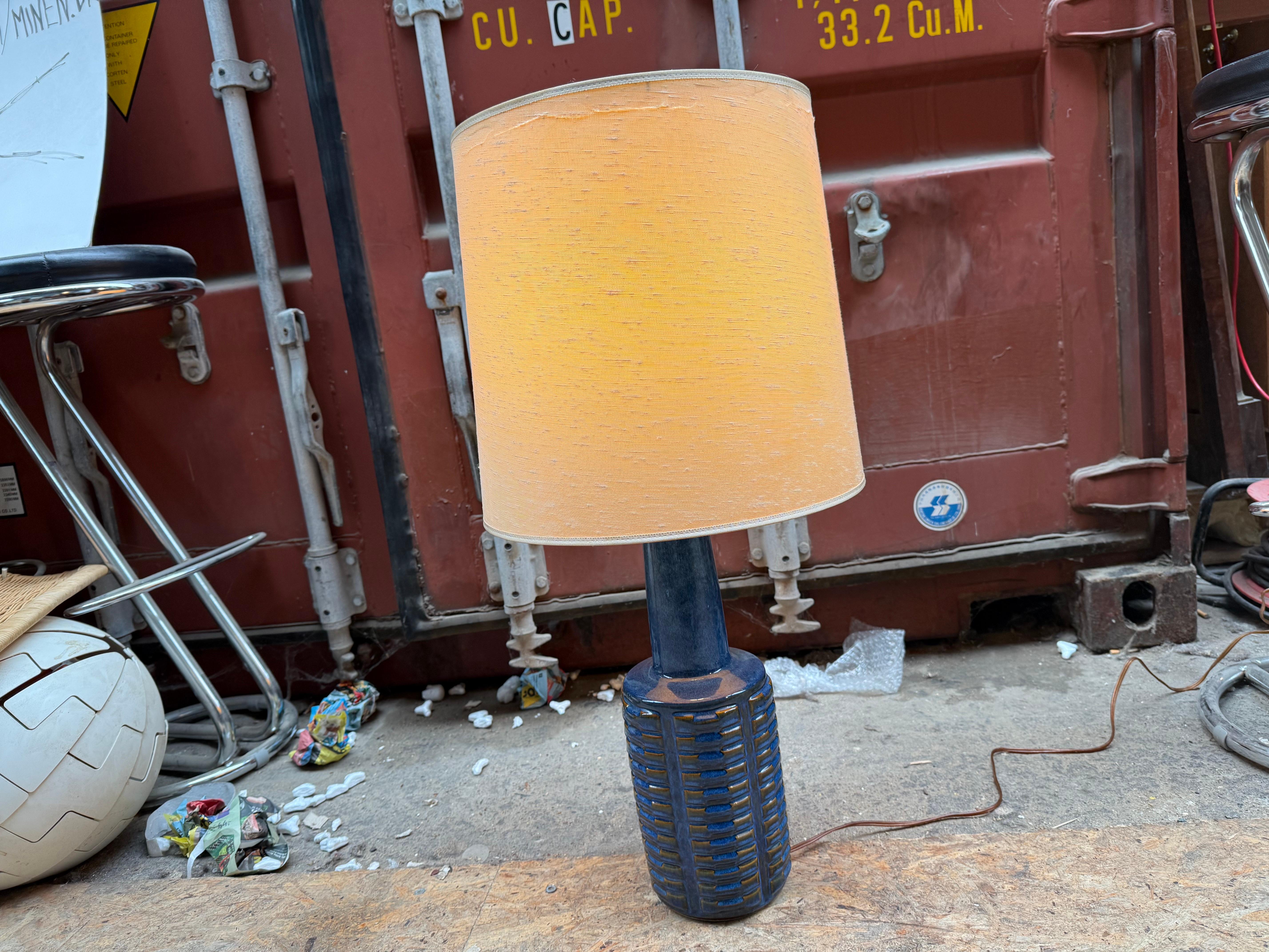 Mid-Century moderno Grande lampada in ceramica di Einar Johansen per Søholm, Danimarca, anni '70 in vendita