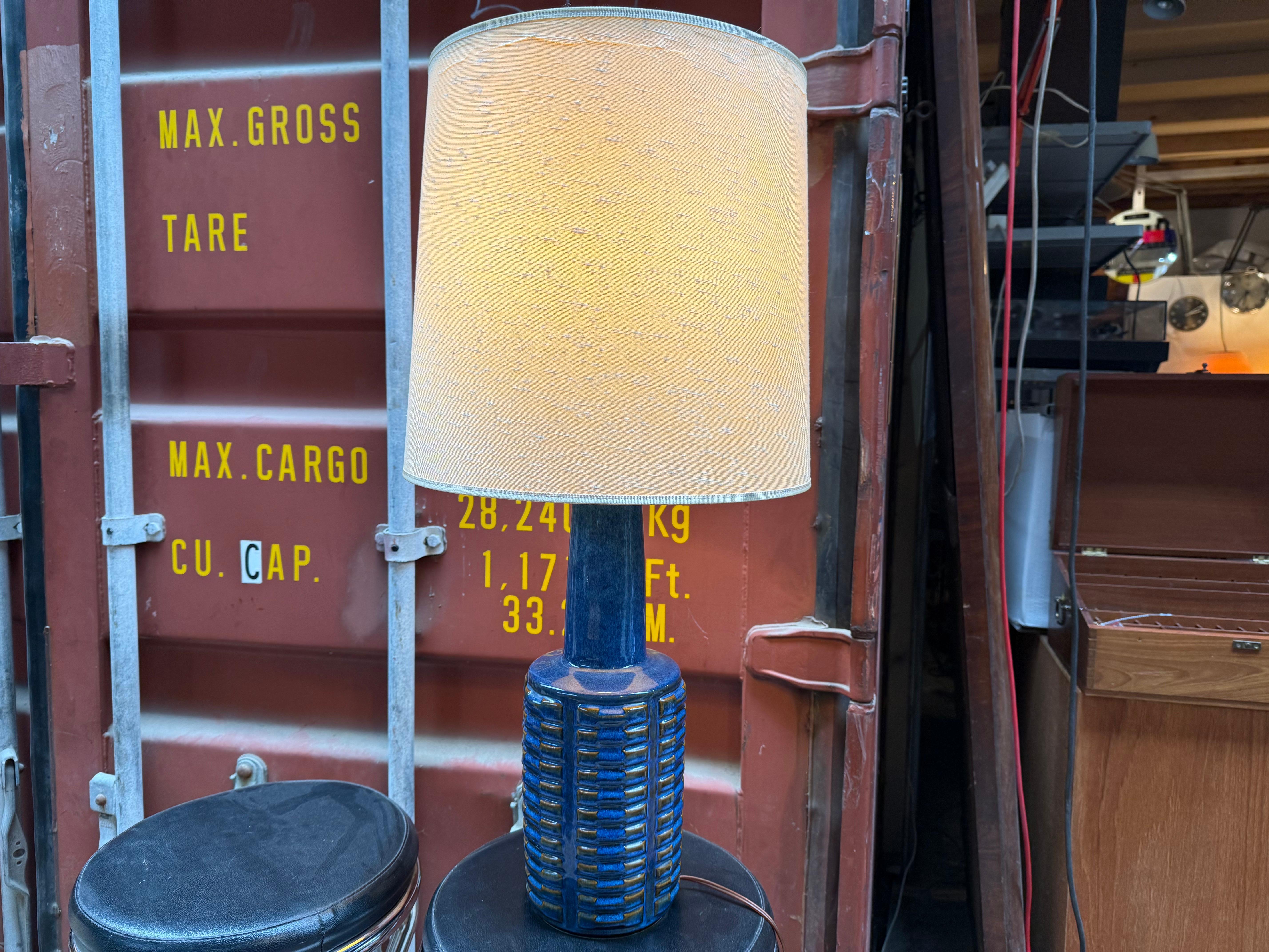 Ceramica Grande lampada in ceramica di Einar Johansen per Søholm, Danimarca, anni '70 in vendita