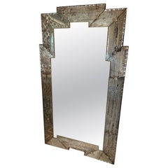 Large & Elegant Ghosted Mirror Skyscraper Mirror
