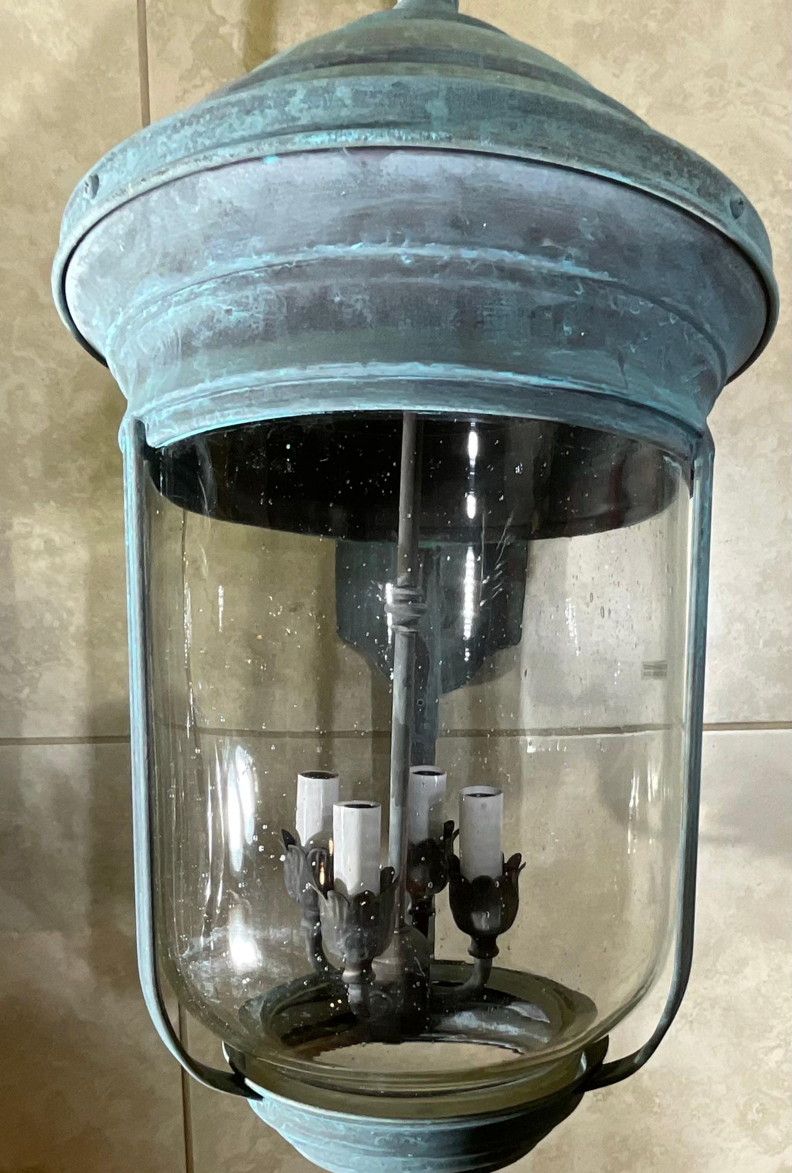 Americano Grande  Coppia di eleganti lanterne da parete in ottone vintage - fascino senza tempo - 28 