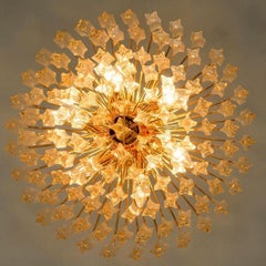 Large Elegant Six-Tier Cristal Venini Chandelier, 1960