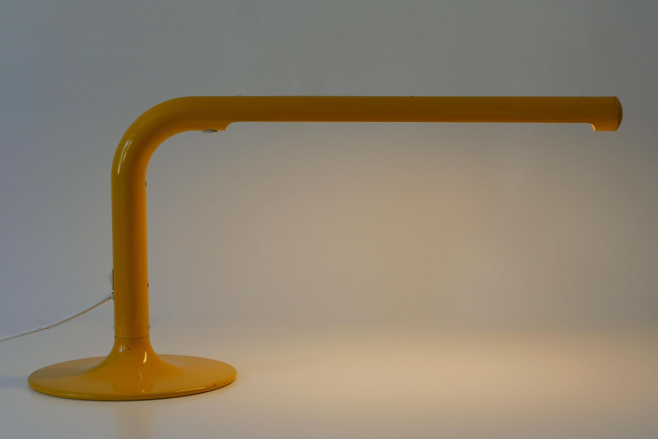 Large & Elegant Tube Table Lamp by Anders Pehrson for Ateljé Lyktan, 1960s For Sale 1