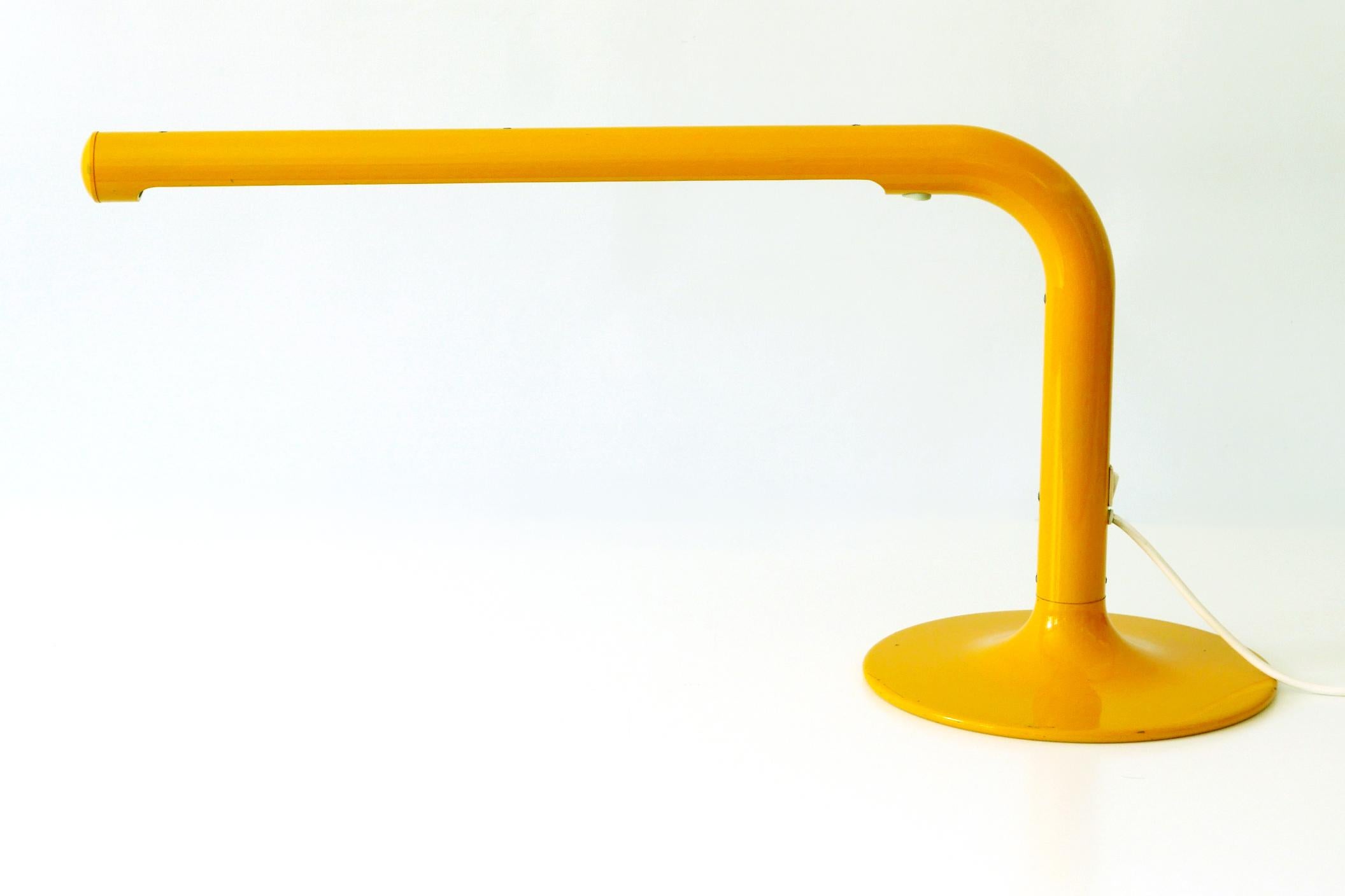 Swedish Large & Elegant Tube Table Lamp by Anders Pehrson for Ateljé Lyktan, 1960s For Sale