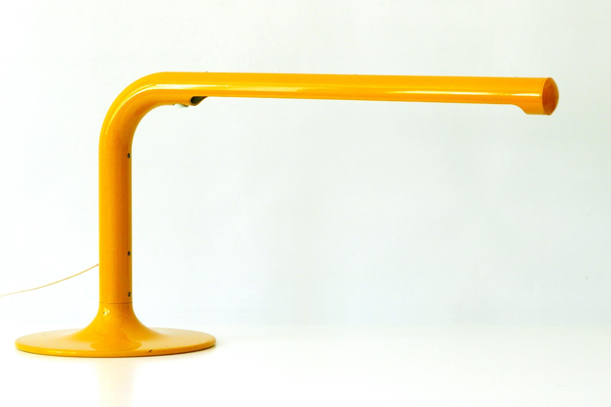 Large & Elegant Tube Table Lamp by Anders Pehrson for Ateljé Lyktan, 1960s In Good Condition For Sale In Munich, DE
