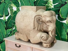 Large Elephant Garden Stool or End Table