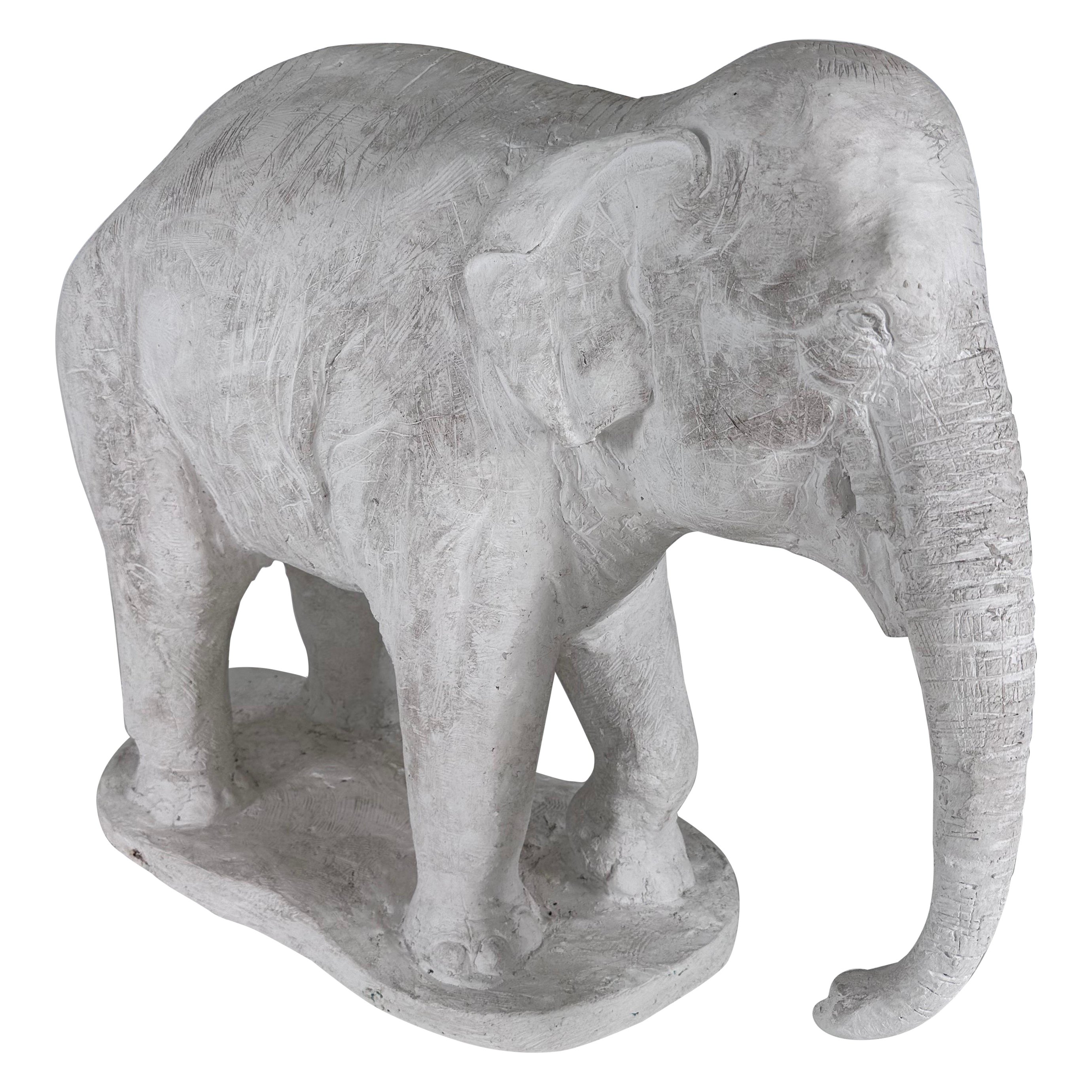 Large "elephant" plaster sculpture